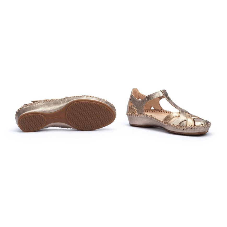 Women's Pikolinos P. VALLARTA Sandals Gold | NZ WAQ9328